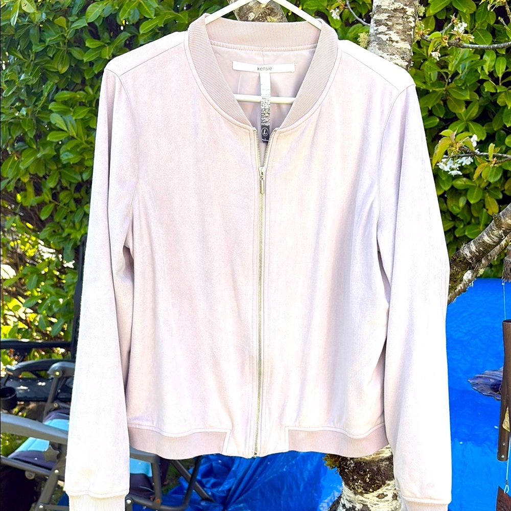 Kensie Lilac Bomber Jacket